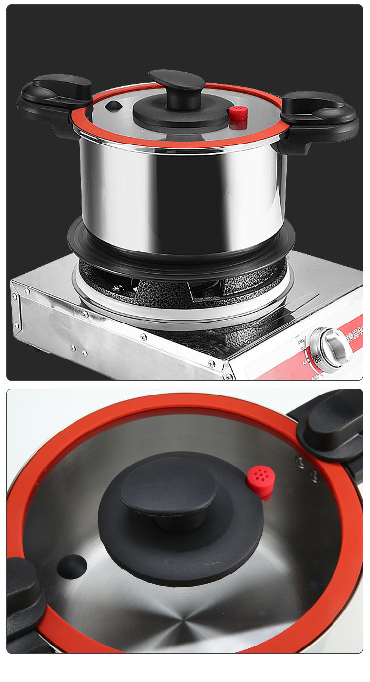 网红不锈钢微压力锅厨房微压锅6L大容量快炖汤锅高压锅厂家礼品详情13