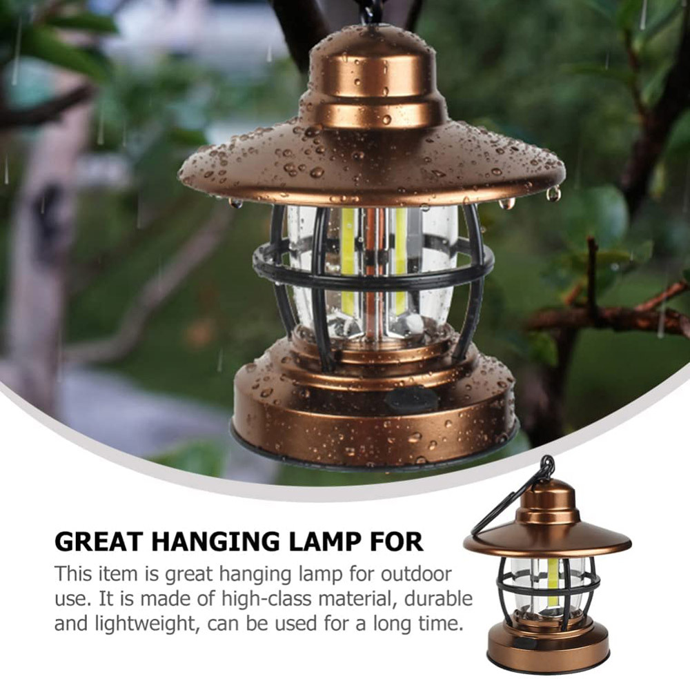 Direct sales from the manufacturer of LED retro camping tent lights, cross-border battery type camping portable emergency lights and outdoor lighting fixtures pic 7