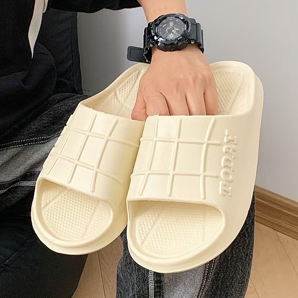 eva waterproof slippers for women, hotel travel, deodorizing, portable, foldable, anti-slip, bathroom, couple flip-flops pic 2