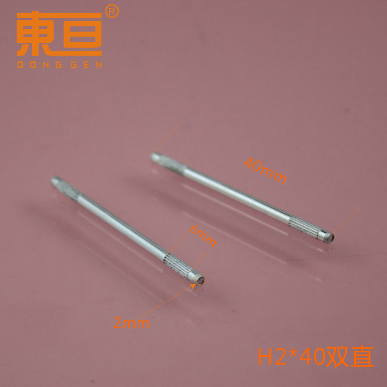 H2*40 double straight rolled flower shaft iron shaft surface galvanized hardware shaft toy car axle technology building block parts pic 4