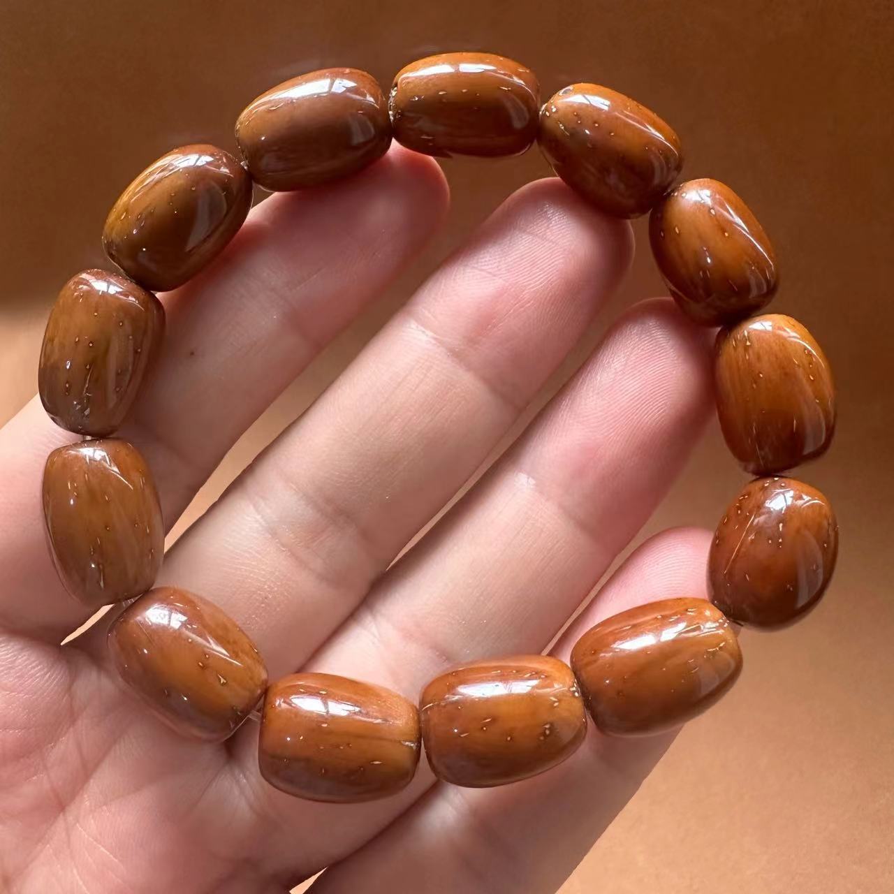 Purple Gold Rat Bracelet, Purple Gold wealth-attracting Rat Bodhi cultural Play bracelet, round and polished easy plate cultural play Buddhist prayer beads manufacturer wholesale pic 15