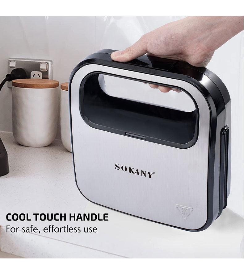 Foreign trade SOKANY132 Sandwich Machine, Waffle Machine, Household Multi-functional Toast Press Grill Maker pic 8