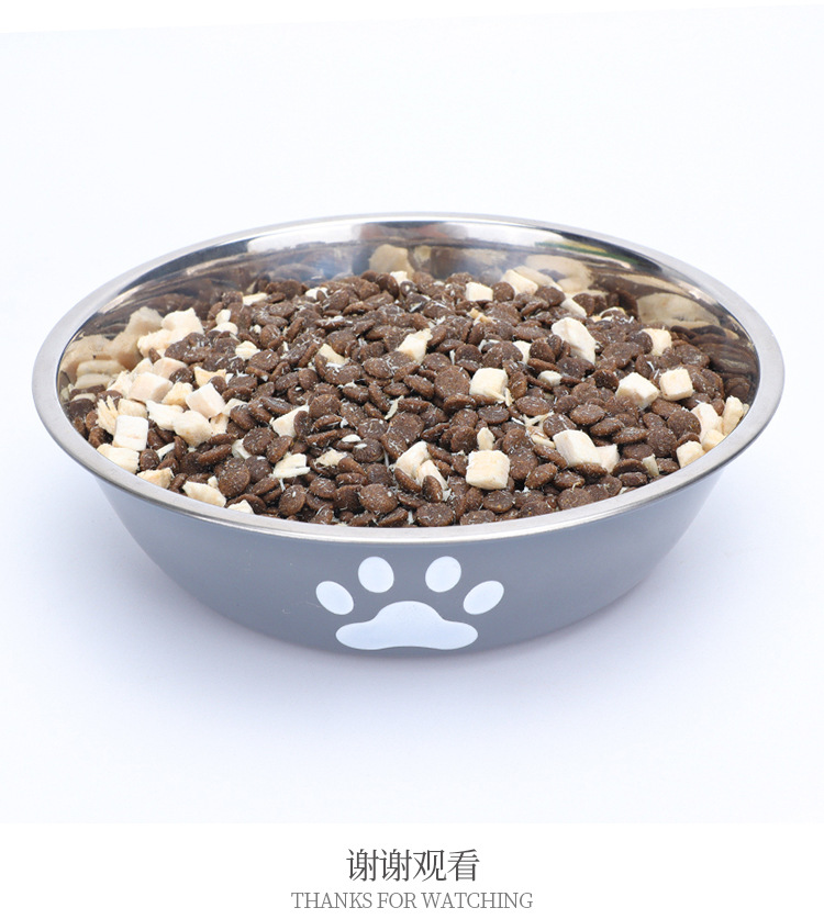 Pet bowls, dog basins, stainless steel dog bowls, anti-slip water basins, double-layer anti-slip and shock-resistant pet feeders, cat bowls available for delivery pic 7