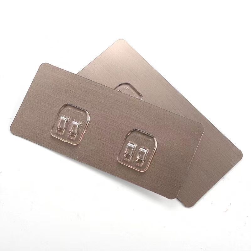 抽纸洗脸巾挂钩双勾强力免打孔粘钩抽纸衣服卫生间透明挂钩批发详情6