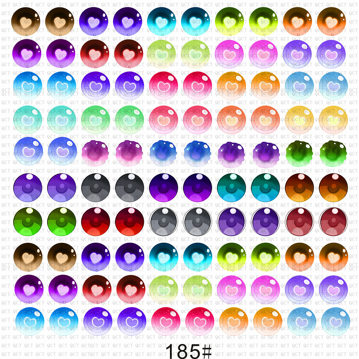 玩偶玩具芭比玻璃眼睛动漫卡通潮玩公仔diy饰品仿真玻璃眼珠眼片详情7