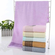 Wholesale of bamboo fiber double-segment towels, thickened household couple face towels, soft and absorbent multi-color towels for hair delivery pic 8