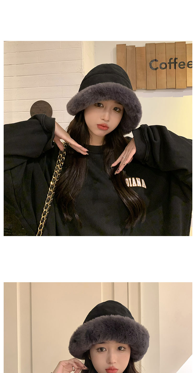 秋冬加厚毛绒保暖渔夫帽女防寒防风护耳盆帽北方冬天卷边蒙古帽子详情10