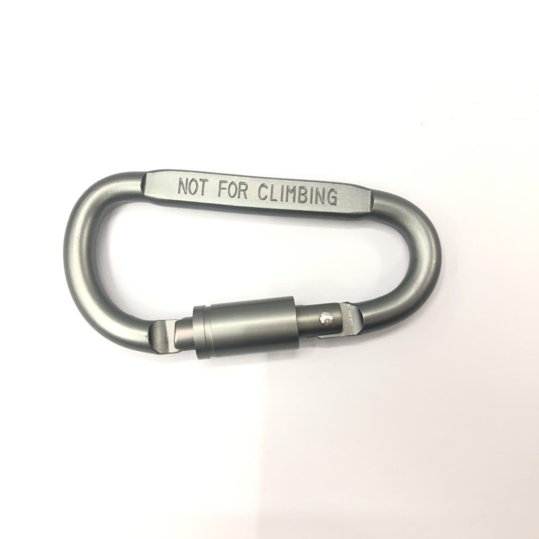 High-quality aluminum alloy mountaineering buckle D-shaped quick hanging, thickened hanging buckle D-shaped mountaineering buckle multi-functional quick hanging pic 16