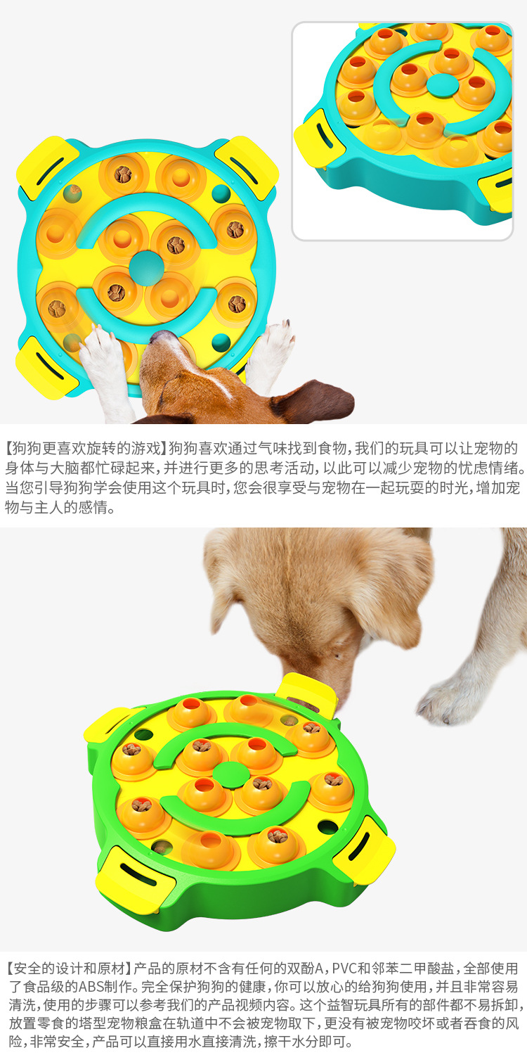 Fábrica de productos para mascotas inicio empresa al por mayor nuevo estilo explosivo amazon drain food slow food dog intellect puzzle toys pic 19