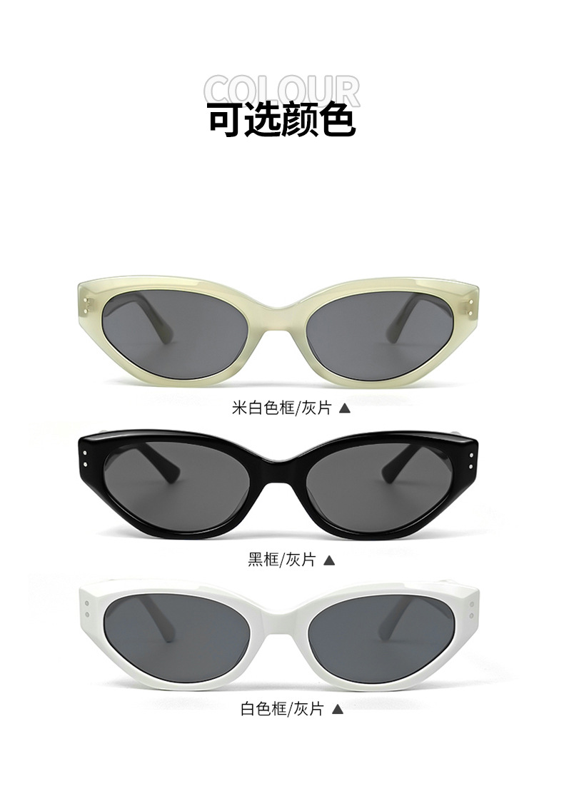 New cat-eye gm sunglasses for women, ROCOCON high-end board, uv protection 嗮, fashionable and versatile sunglasses for men pic 18