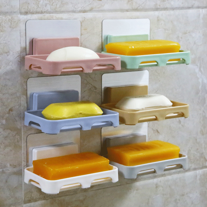 Wall-mounted soap box without perforating suction cups pic 4