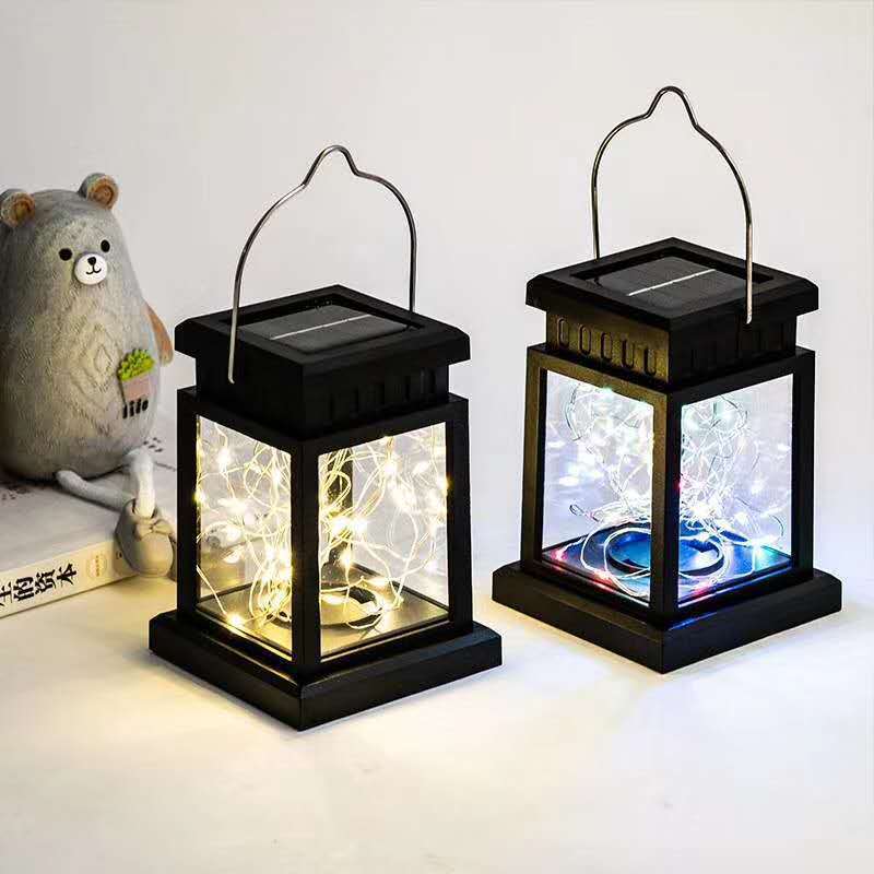 Cross-border solar retro palace lanterns, atmosphere landscape garden, outdoor wall-hung courtyard, star candles, wind lamps pic 8