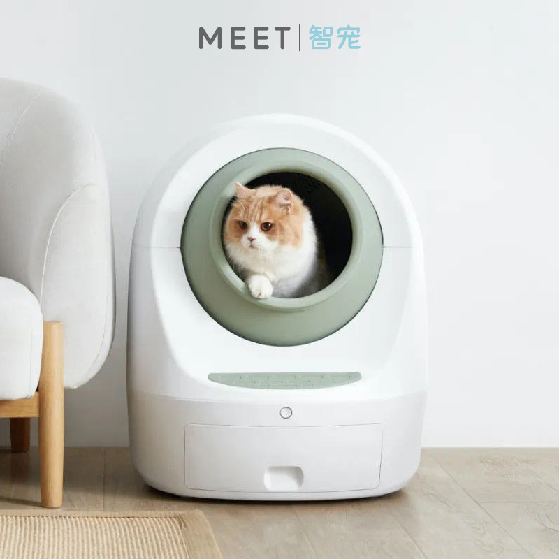 The electric intelligent fully automatic cat litter box is fully enclosed to prevent splashing and automatically cleans cat litter and feces pic 8