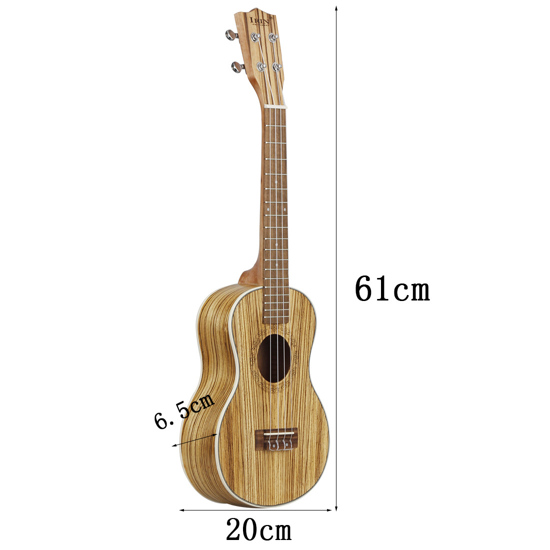 IRIN zebra wood Ukulele, ukulele, Hawaiian 4-string small guitar pic 4