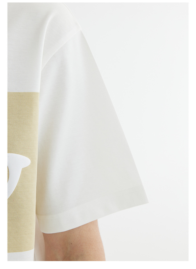 Quick-drying ice silk cotton cool and refreshing smiling short-sleeved T-shirt for men 2024 summer slightly loose and trendy half-sleeved T-shirt pic 33