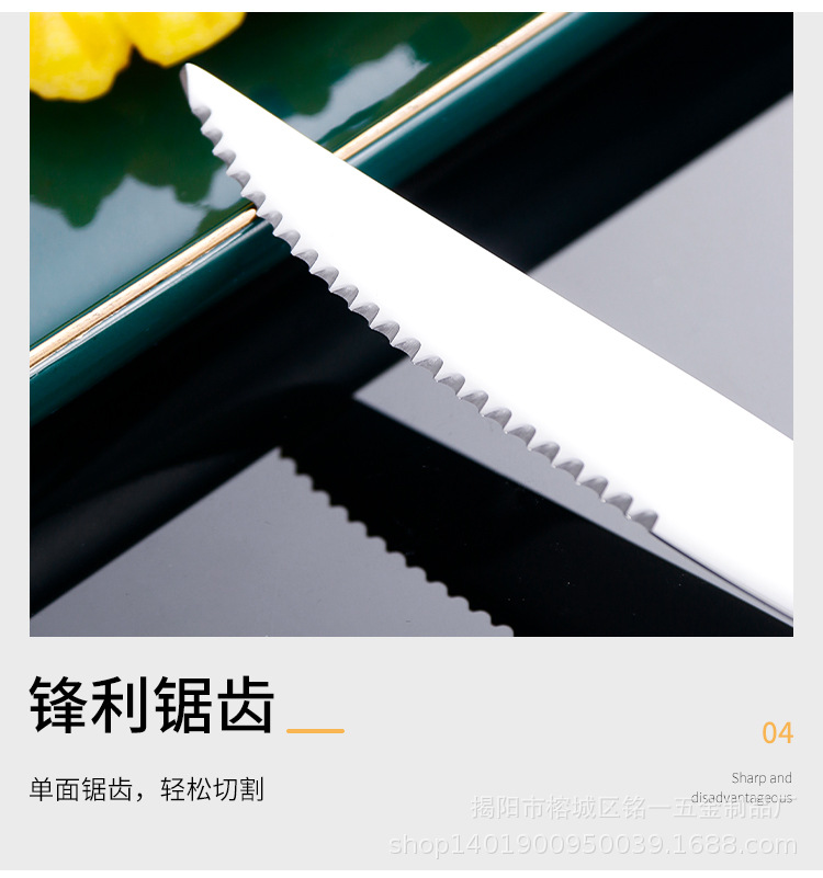 1010 stainless steel spoons, knives and forks, Western cuisine set, hotel coffee spoons, household round spoons for eating, and stirring spoons wholesale pic 12