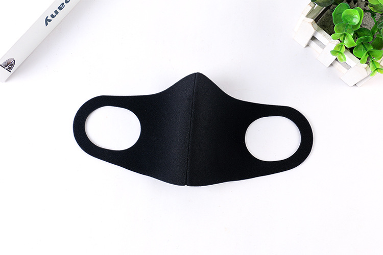 夏季防晒海绵口罩时尚透气个性款口罩防尘可水洗详情4