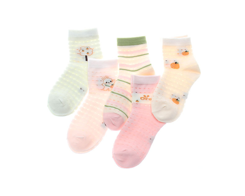 六指鼠儿童袜子男童棉袜春夏女童洞洞透气春秋网棉可爱婴儿宝宝袜详情3