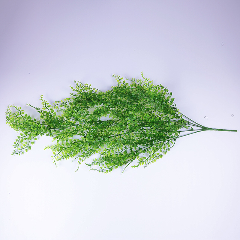 Artificial plants: Million heart vine, wall-hung green ivy, weeping willow, plant wall accessories, vines, artificial flowers, ceiling decoration, plastic leaves pic 17