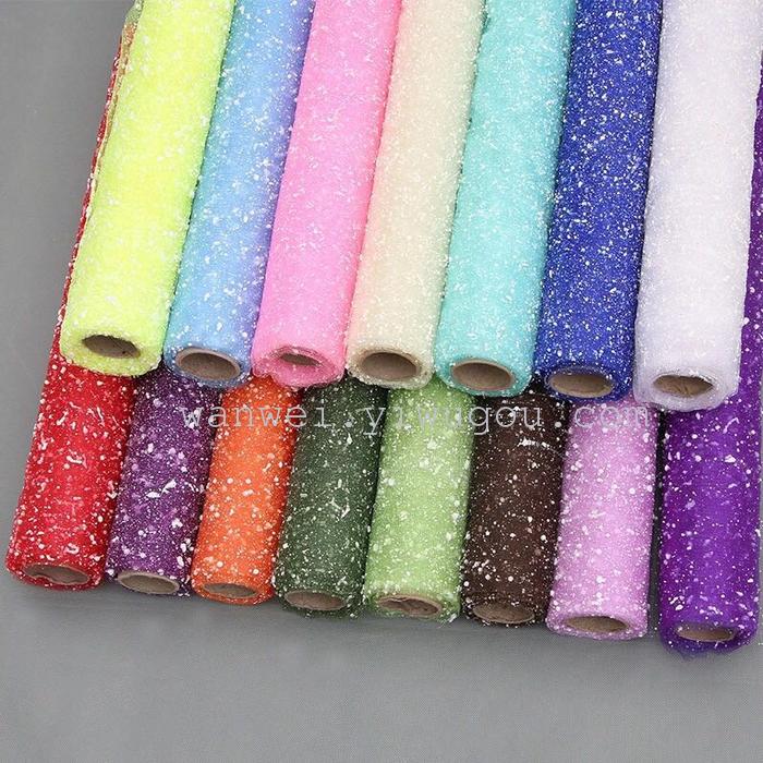 Snow dot yarn flower packaging materials pic 2