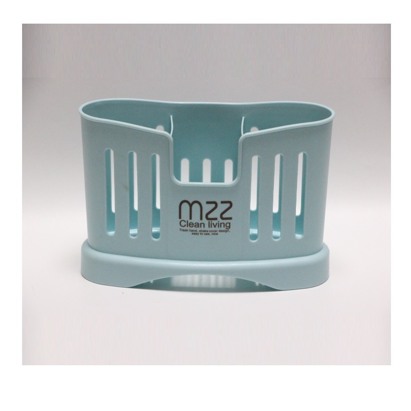 New type of plastic pen holder chopstick cage two-compartment chopstick stand can drain water 筷笼 plastic room cutlery cage pic 4