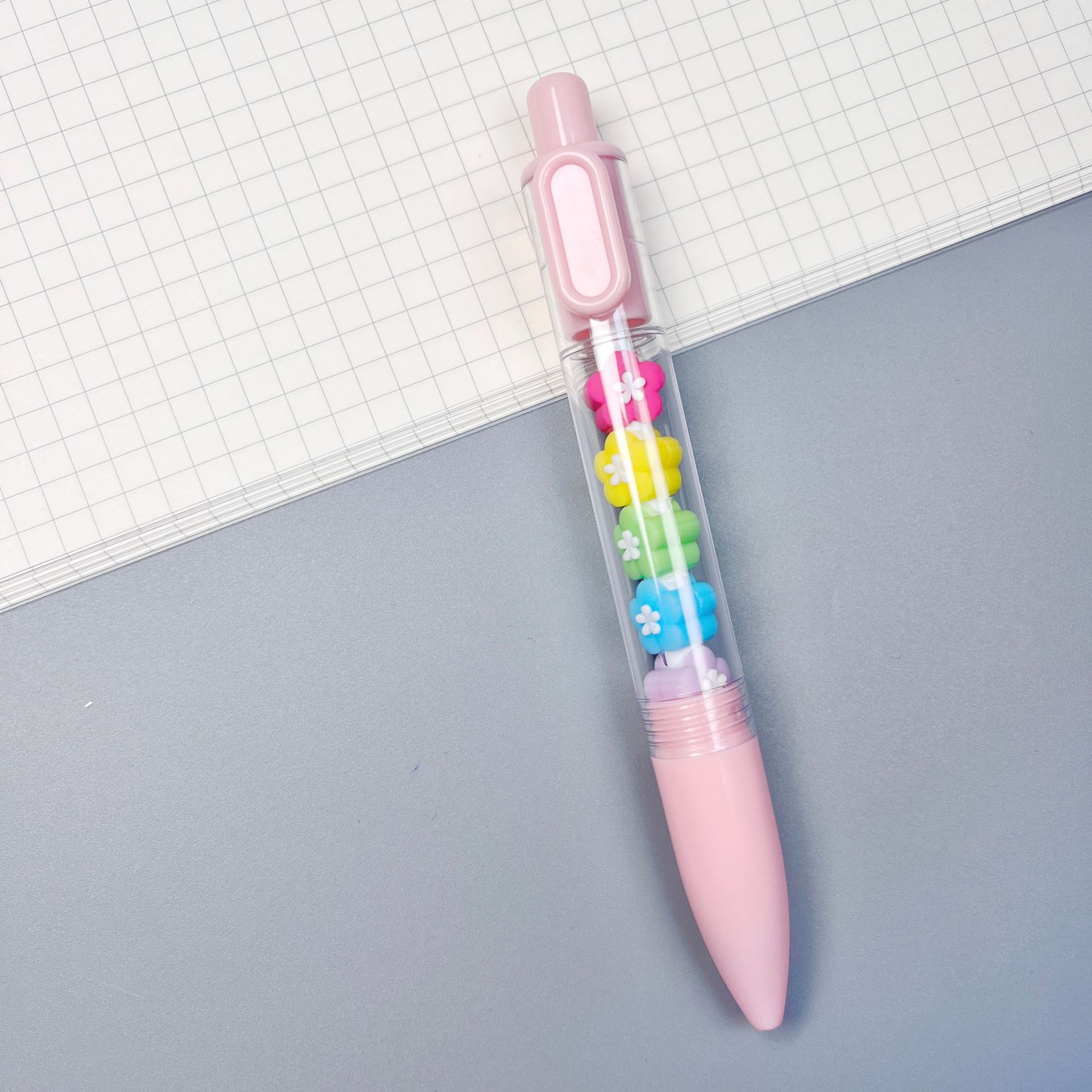 Fun and stress-relieving string fun, creative DIY of press gel pens, cute ST quick-drying student practice pens, signature black pens pic 11