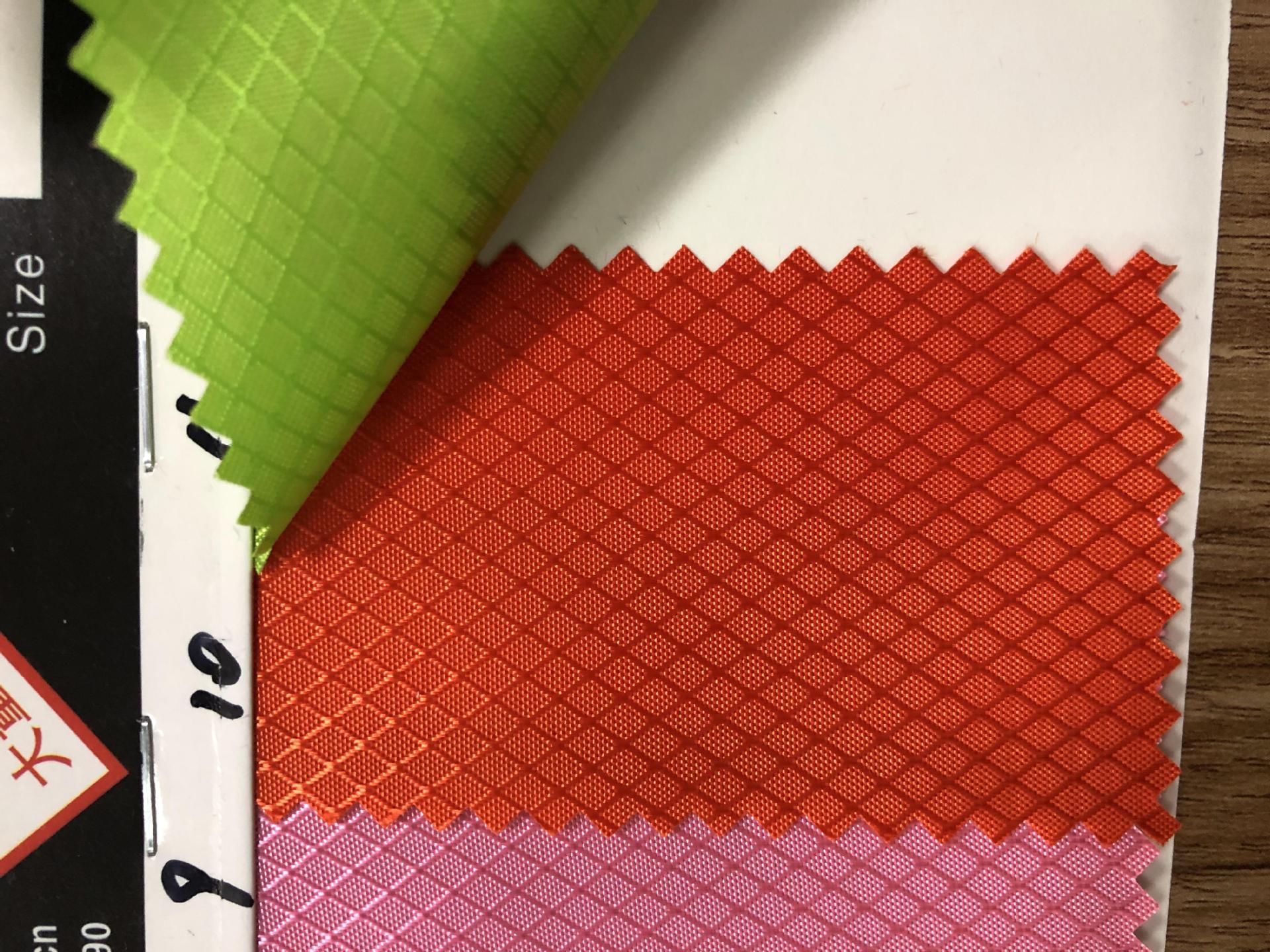 Diamond-shaped checkered PU water-like Oxford cloth for luggage, schoolbags, backpacks, tablecloths, handbags, tents, Oxford cloth fabric wholesale pic 13