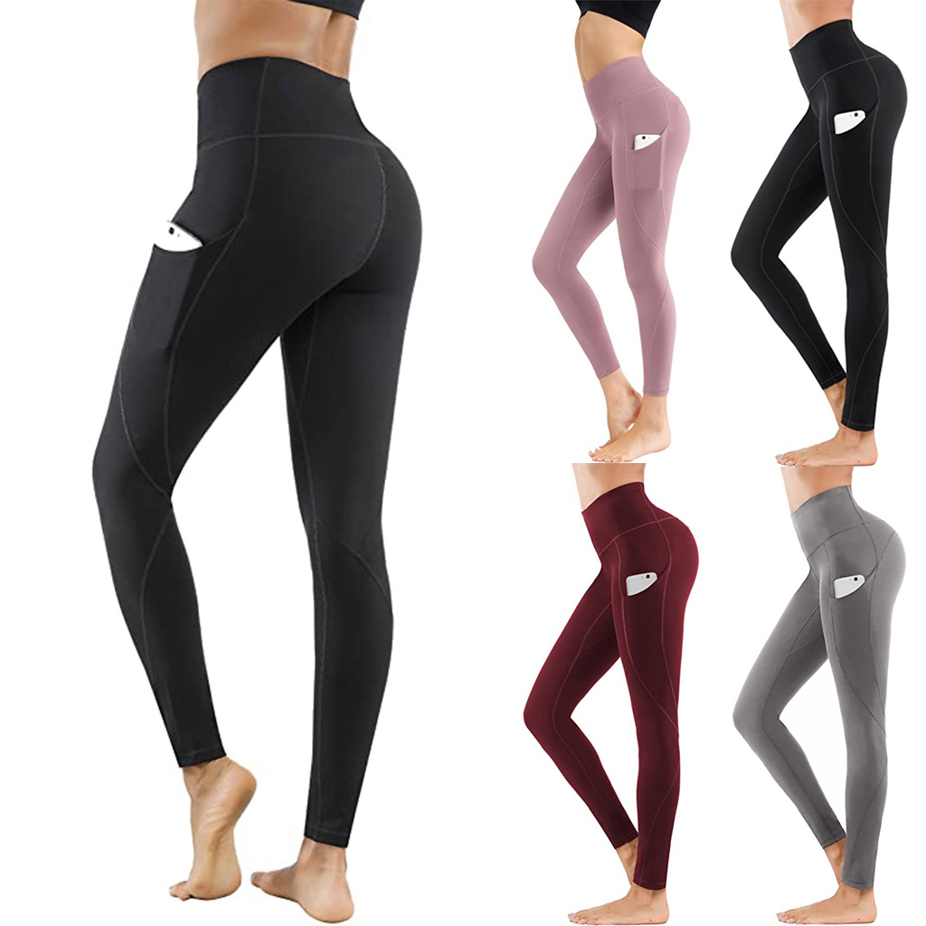 Fitness yoga leggings 20 new Spring and Summer comfortable European and American style outdoor running sports leggings pic 1