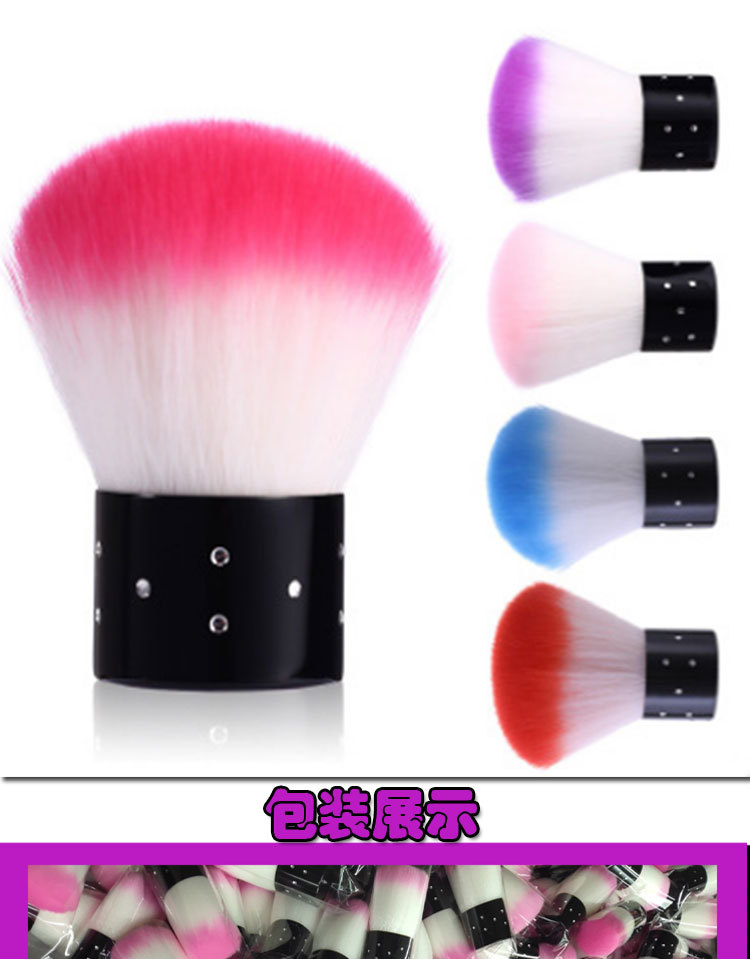 shanilak nail tools Soft-bristled mushroom brush, nail cleaning brush with drill base, ultra-thin semi-attached nail plate, dust-compatible brush in stock pic 9