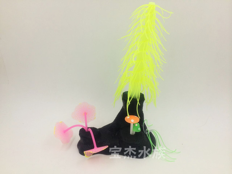 Wholesale multi-color fish tank landscaping soft Christmas tree coral silicone base simulation jellyfish aquarium decoration products pic 28