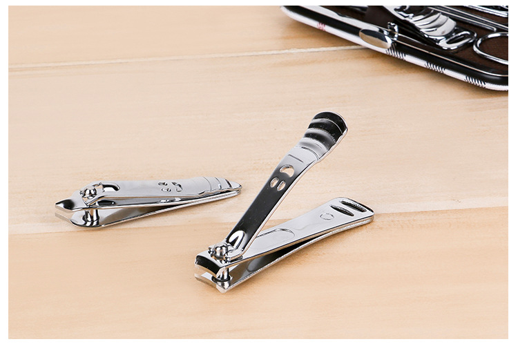 Nail clipper set manufacturer direct sales upgrade Smile 7-piece set New nail clipper set custom nail art set pic 10