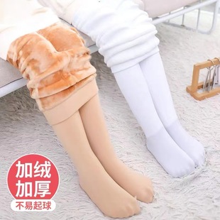 厂家批发春夏薄款80d天鹅绒儿童舞蹈袜 女童芭蕾舞大袜白色连裤袜详情11