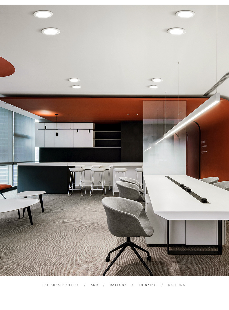 Zhongshan lighting LED downlights, embedded anti-glare ceiling lights, living room ceiling hole lights, 2.5-inch and 3.5-inch lights without main lights pic 16