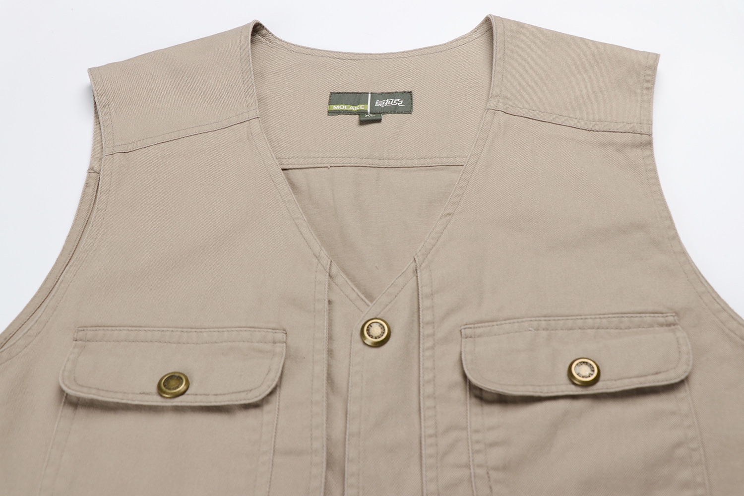 Wholesale of large-sized multi-functional photography, fishing, travel and leisure waistcoats for middle-aged and elderly men pic 13