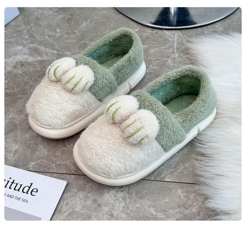 新款拖鞋儿童棉鞋冬季软底防滑家居宝宝男童女童保暖毛绒鞋子详情24