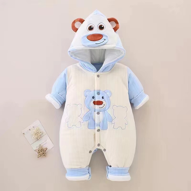 新款婴幼童冬季加厚休闲外出服舒适男女宝宝连体保暖分腿睡衣详情9