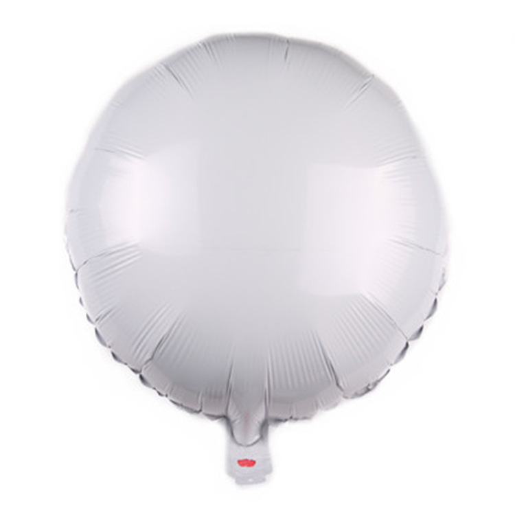 18-inch round single-color aluminum film balloons, solid-color wedding party and festival decoration balloons wholesale pic 6