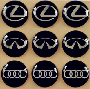 跨境水晶标贴转印个性logo贴纸透明商标不干胶UV转印贴标签冷转印详情11