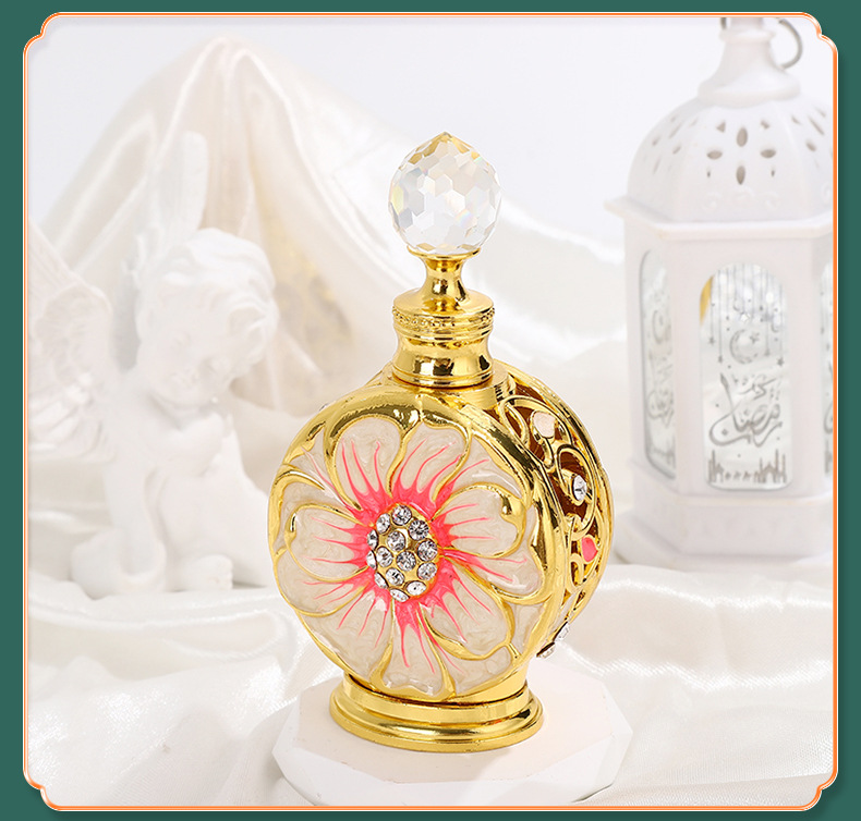 New large flower tube bottle 12ml popular essential oil bottle perfume portioning bottle pic 11
