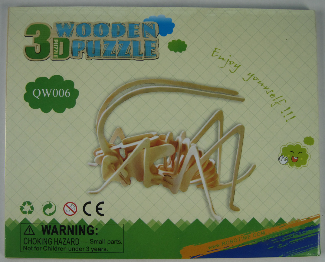 3D stereoscopic wooden assembly simulation animal model assembly toy handicraft class DIY assembly educational toy pic 3