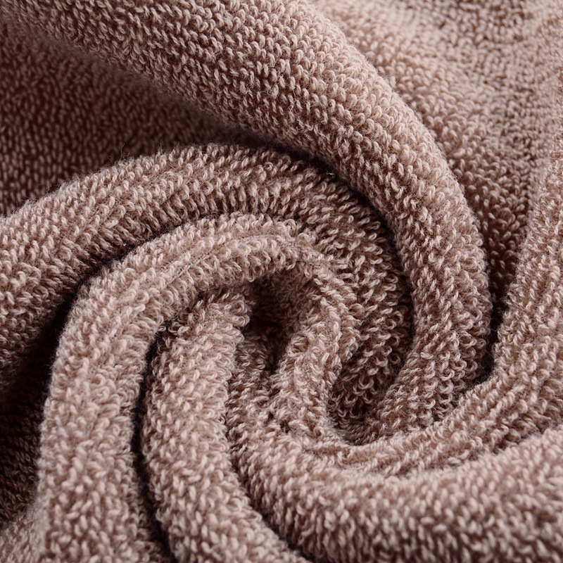 Wholesale thickened 400g cotton bath towels for home use, adult men and women, water-absorbing gold thread broken plain bath towels, can be made with logo pic 15