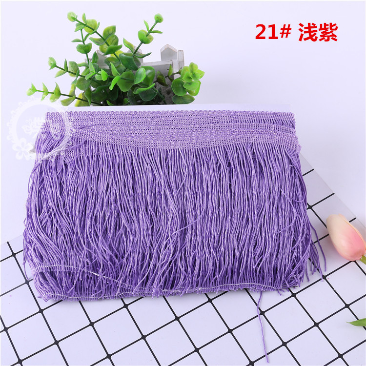 DIY stage costume accessories: Latin dance lace, tassel lace, polyester ribbon, 15CM, factory direct sales, 1 webbing pic 24