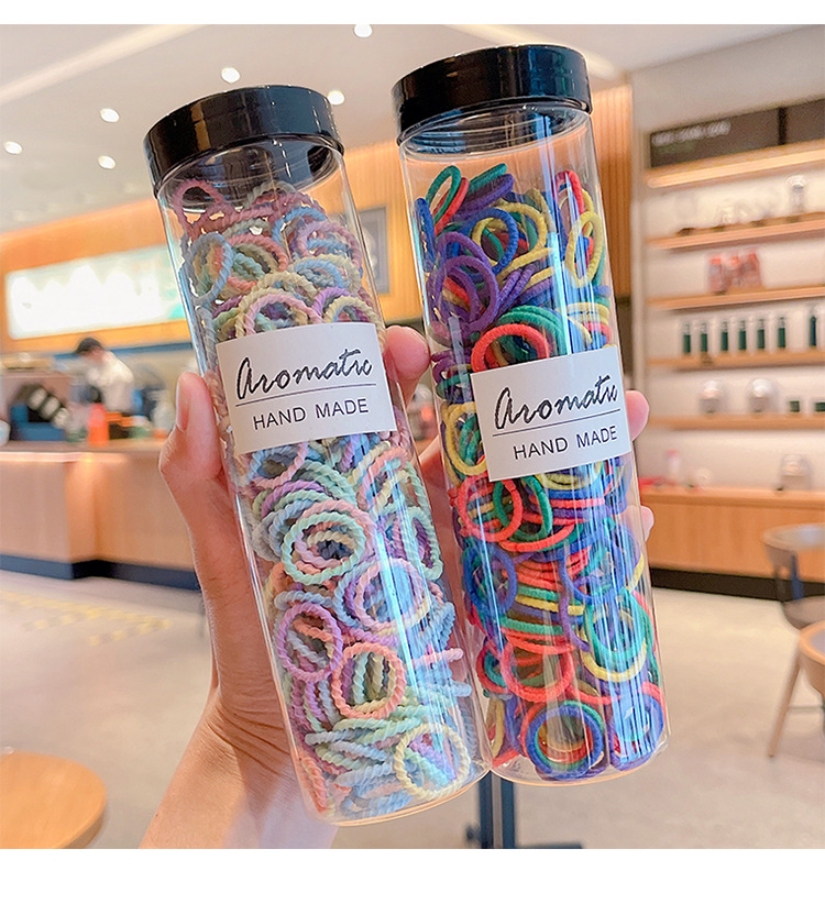 Baby hair bands, children's hair bands, non-damaging hair ties, small hair ties, baby colorful hair ties, wholesale new hair accessories pic 9