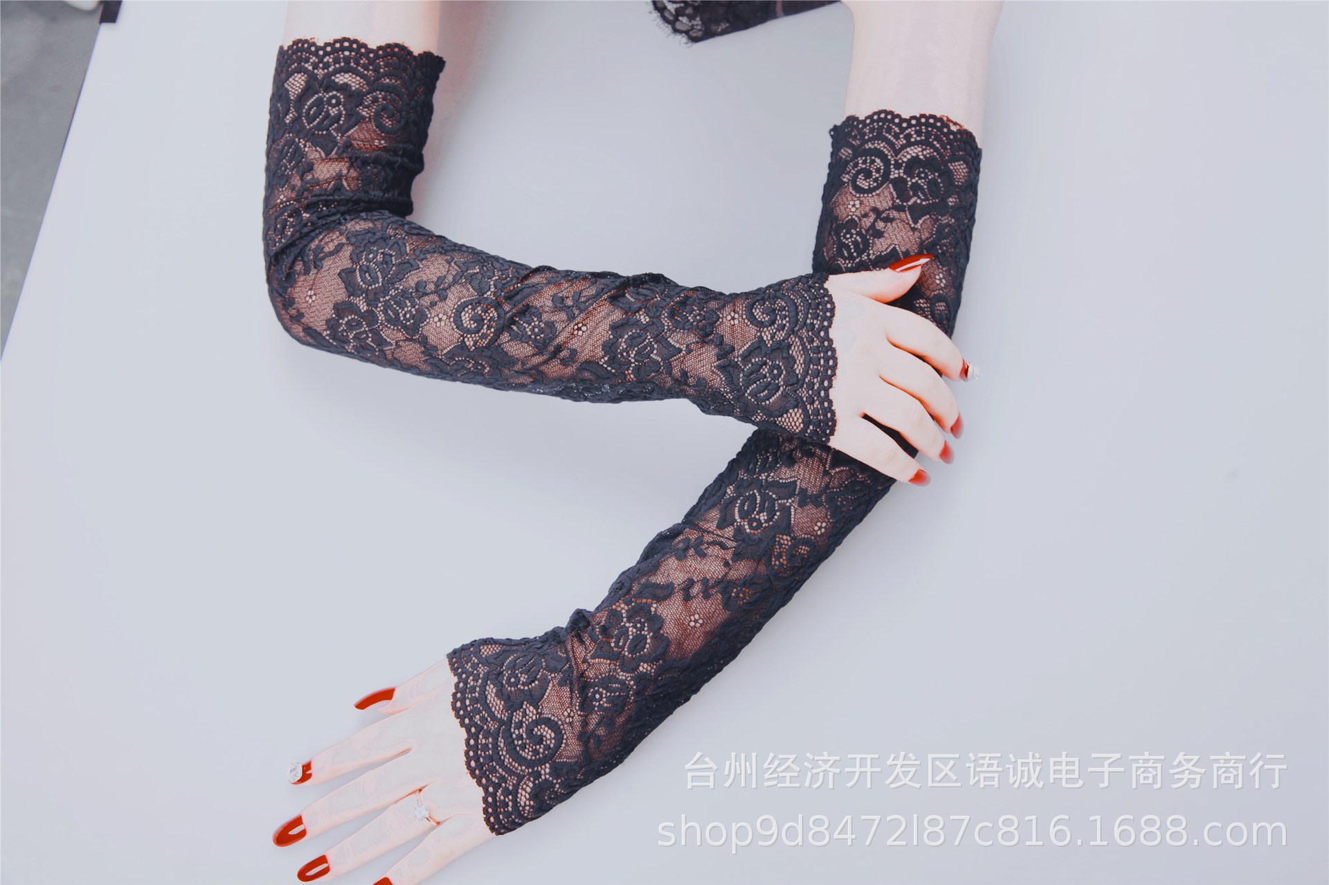 Factory wholesale summer sun protection gloves, ice lace arm sleeves, driving UV protection arm sleeves, long holiday sleeves pic 27