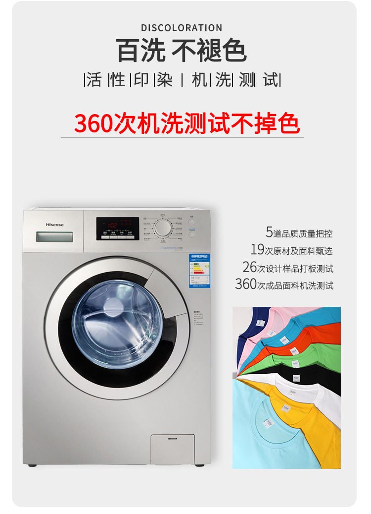 2022 New summer pure cotton short-sleeved T-shirt for men, a trendy brand for junior high school and senior high school students. Loose and versatile for middle school students on Instagram pic 16