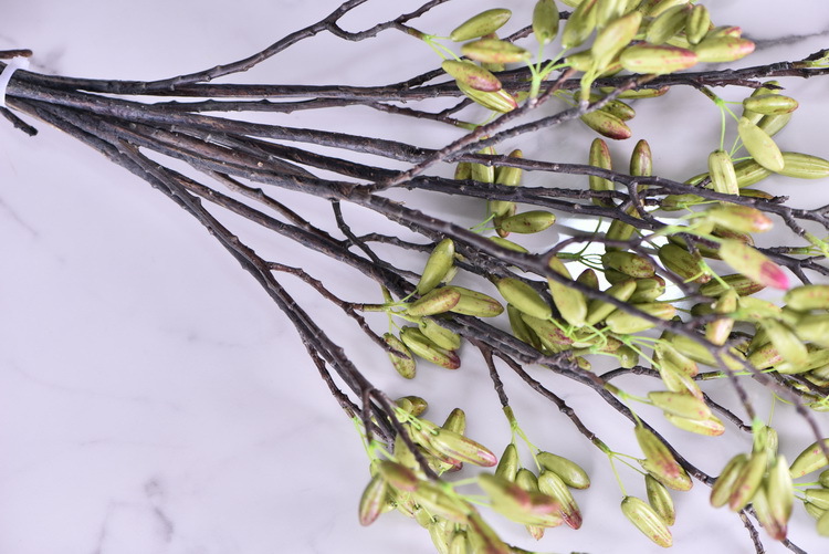 Original factory goods, artificial fruit branches, home dining tables, wedding model rooms, floor-standing decorations, artificial flowers, artificial sky lanterns pic 15