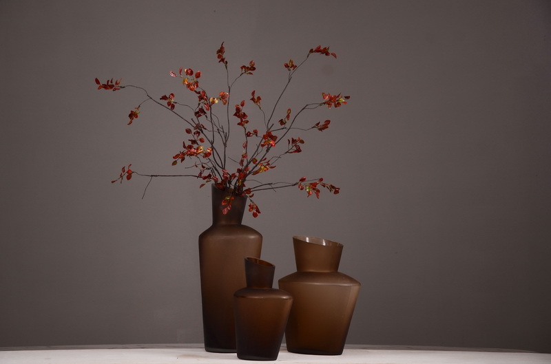 Flower Knowledge, simulating spring rain leaves, New Chinese-style Zen-inspired soft furnishings, flower leaf materials, simulating touch, autumn leaves, home decorations, floral art pic 30