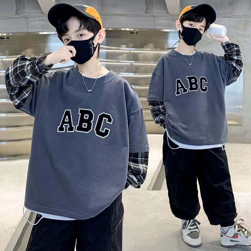 New children's sweatshirts, spring and autumn styles for boys and girls, large and medium-sized children's outerwear, sportswear and fleece winter wholesale pic 22