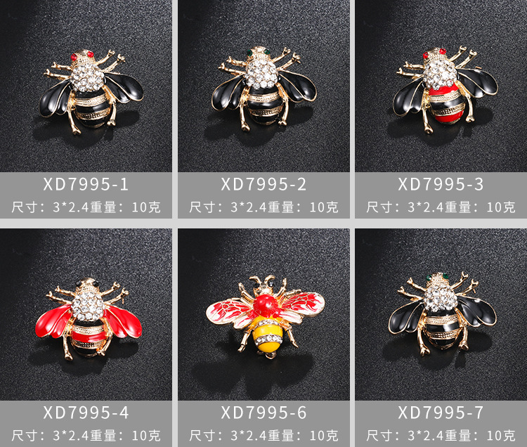 胸针新款滴油胸针 可爱动物胸花别针简约领针服饰配饰品现货详情3