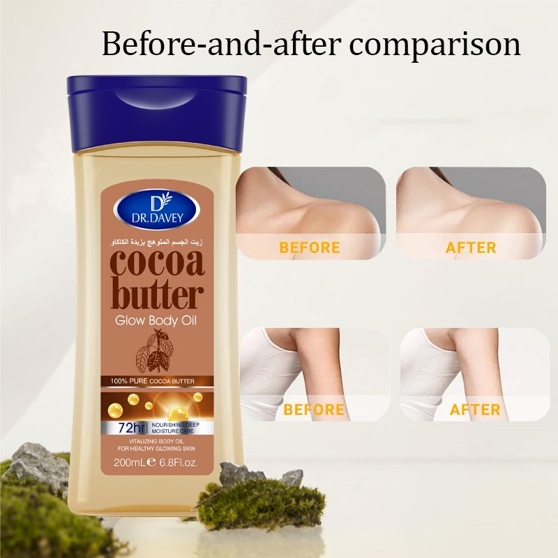 ROUSHUN 戴维可可果身体油 DR.DAVEY Cocoa Butter Glow Body Oil详情5
